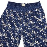 FatFace  Blue Geo Batik Shirred Palazzo Trousers Size 10 LENZING™ ECOVERO™ EUC Photo 3