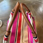 Kate Spade stripped canvas satchel Photo 10