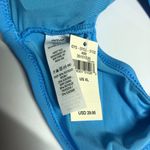 Aerie Bikini Top Scoop Removable Cups Plunge Blue XL Photo 2