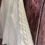 Aeropostale Women Medium Light Pink Cable Knit Sweater Photo 3