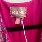 Show Me Your Mumu NEW NWT  Party Hop Long Sleeve Sequin Mini Dress Pink Disco Photo 6