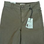 NWT OAT New York High Rise Wide Leg Pants Olive Size 8 Green Photo 3