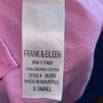 Eileen Fisher Eileen Pink Organic Cotton Relaxed Long Sleeve Button Up Shirt XS Photo 5