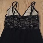 SheIn Womens Lacey Dress Polyester Spandex Stretchy Lightweight Black Tan Size 6 Photo 4