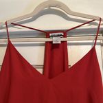 Contempo Casuals  | Red Spagetti Strapped Tank Top Partly Lined Size XL Photo 1