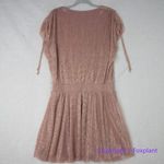 White House | Black Market New! Cap Sleeve Shimmer Kimono Mini Dress, size L Photo 11