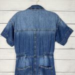 Free People We The Free Marci Jumpsuit Boiler Suit Denim Coverall Sz Medium Boho Photo 5