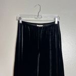 Kathie Lee Wide Leg Velvet Pants Size M‎ Black Pull On Classic Comfort Holiday Size M Photo 5