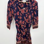 Beach Lunch Lounge Women Summer Dress Size XS Floral Boho Belted Vaca Resort Photo 7