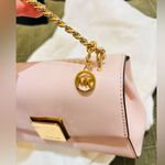 Michael Kors  Purse crossbody in pink color and gold chain adorable Photo 8
