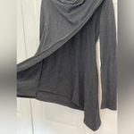 Marc New York  draped cowl neck asymmetrical hemmed long sleeve thermal Photo 5