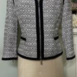 White House | Black Market Tweed Zip Front Blazer Jacket 2 XS Photo 5