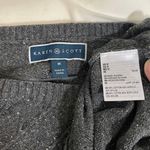 Karen Scott NWOT Ash Gray Diamond Pattern Knit Crewneck Sweater Pullover New Photo 2