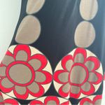 ZARA floral polka dots vintage style tunic dress Black and Red Floral LARGE NEW Photo 5