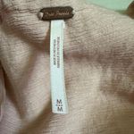 Free People Check On It Pink Nectar Crinkle Wrap Long Sleeve Blouse Size Medium Photo 12