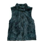 Sanctuary Surplus Vest Coat Green Teal Faux Fur Soft Teddy Jacket Size Medium Photo 6