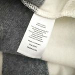 Talbots T BY | Rugby Stripe Navy White Mockneck Fleece Sweatshirt Pullover | XL Photo 6