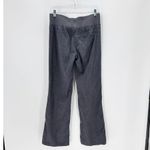 prAna  Mantra pane black gray size S hemp cotton wide leg high waisted relaxed Photo 1