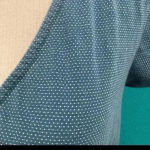 Synergy organic clothing blue polka dot dress in size small Photo 2