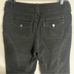 London Jean The Christie Fit Chino Stretch Women Black Corduroy Pant Sz 6 Short Photo 10