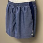 Nike Heather Blue Athletic Shorts with Pockets and Built-in Underwear- Large Photo 1