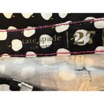 Kate Spade  Black With White Apple Pattern "Broome Street” Slim Jeans Size 27 Photo 5
