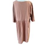 Roolee NEW  Size 2X Linen Blend Floral Embroidered Midi Dress Photo 3