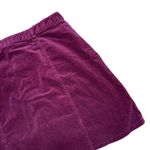 Forever 21  Maroon Corduroy A-Line Mini Skirt Size L Photo 4