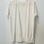 Athleta Women's Size small short sleeve Sweatshirt white Photo 2