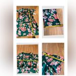 Kensie NWT Womens Crepe Midi
Short-Sleeve Sheath Dress Green Multi Size 8 Photo 5