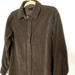 VTG Style Asos Corduroy Cotton Front Button Clueless Layer Shacket 4 (no belt) Brown Photo 8