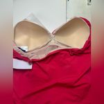 Swimsuits for All Twist Ruched One Piece Bathing Suit Size 22 New Plus Modest Pink Photo 2