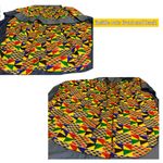 LOOK AT ME HIGH LOW COLORFUL COTTON TUNIC TOP NWT (3X) Blue Photo 8