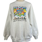 Hanes Vintage 90's March of Dimes Walk America Sweatshirt White Heavyweight Womens XL Photo 0