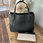 Kate Spade  Medium Triple Compartment Satchel Jackson Black With Wallet Photo 7