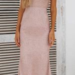 Hello Molly Rose Gold Prom Dress Photo 0