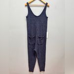 HATCH The Knit Onesie Jumpsuit In Navy Fisherman P Blue Size undefined Photo 7