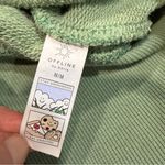 Aerie  Sage Green Throwback Half Zip Hoodie Sweatshirt Pullover size Medium Photo 6