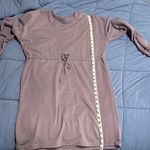 Dip Size Amall Soft Purple Crew Neck Sweatshirt Dress Photo 5