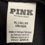 PINK - Victoria's Secret  Black Long Sleeve V Neck T Shirt Women's XL Photo 1