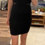 Forever 21 Black Body Con Dress With Mesh Sides  Photo 4