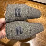 Toms  Gray Herringbone Wedge Ankle Boots size 9 Photo 6