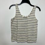 Madewell  sundown striped‎ tank top linen blend size XS Photo 6