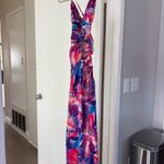For Love & Lemons Natasha Maxi Dress in Purple Photo 3