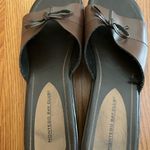 Montego Bay Club  Wedge Slip On Slides Size 10 Color Brown Photo 7