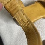 Bed Stu Alba Wood Platform Sandal Leather Yellow Lemon Dip Dye 9 Photo 7