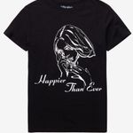 Billie Eilish  Happier Than Ever 2021 concert tour merch tshirt graphic tee Photo 4