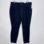 NYDJ Skinny Dark Wash Jeans Lift Tuck Technology Tummy Reducer Size 16 Photo 1