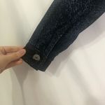 Vintage Keren Heart Vintage Snake Print & Lace Jean Jacket Womens S Blue Y2K Photo 7