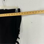 Rehab  Mini Skirt Side Straps Goth Style Medium Black Photo 3